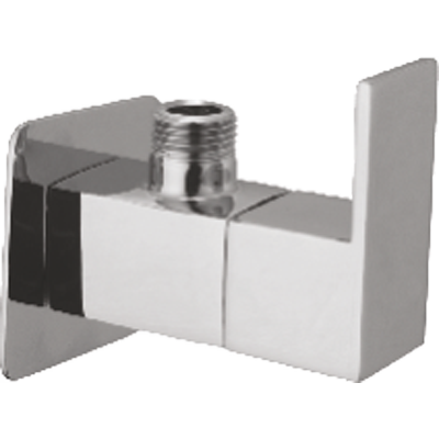 Angle cock with flange